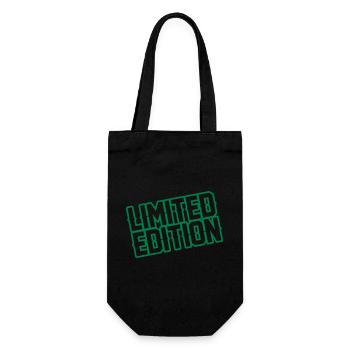 Limited Edition Stamps - Gift Bag for Bottles - black - Front
