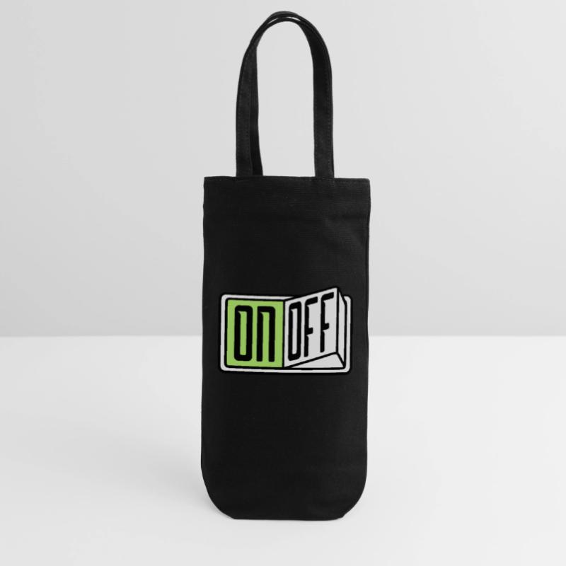 on off switch button button turn off Gift Bag for Bottles