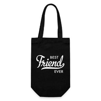 Friend - Gift Bag for Bottles - black - Front