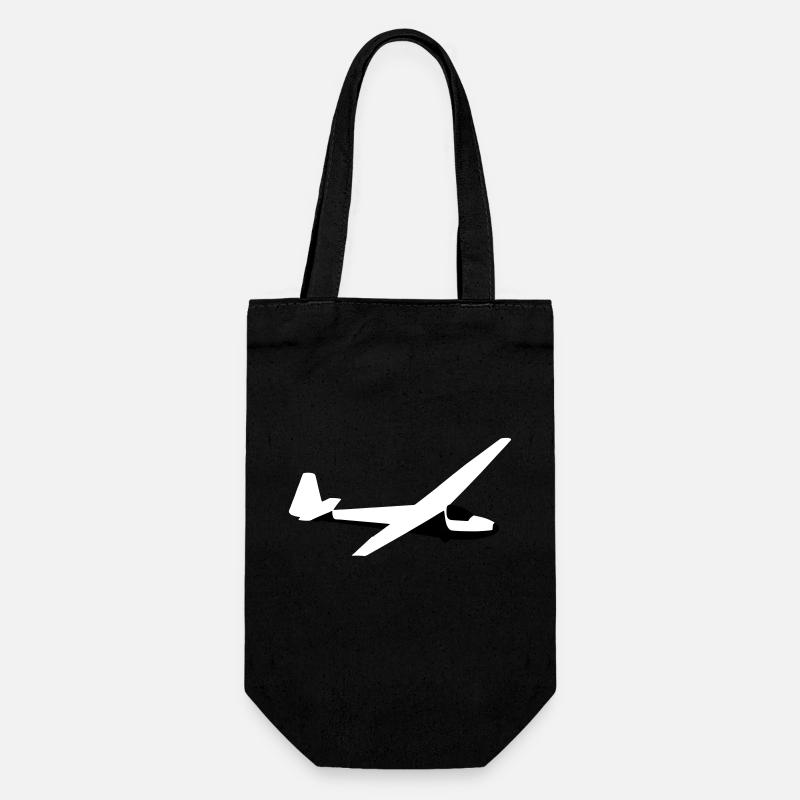 Glider Gliding Glider Glider Pilot ka6 - Gift Bag for Bottles - black