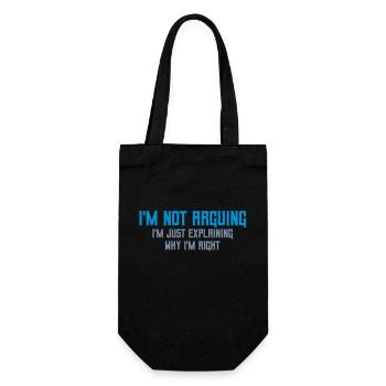 Je ne discute pas - Sac à bouteille - noir - Devant