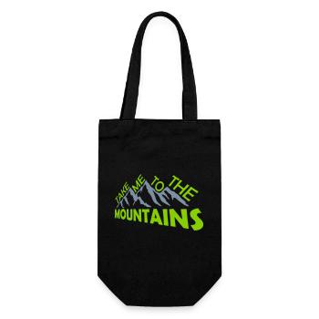 Citation à la montagne - Sac à bouteille - noir - Devant