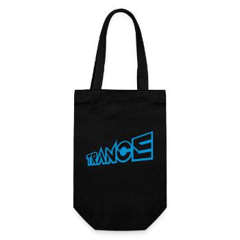 Logo Club Trance Techno - Geschenkbeutel für Flaschen - Schwarz - Vorne