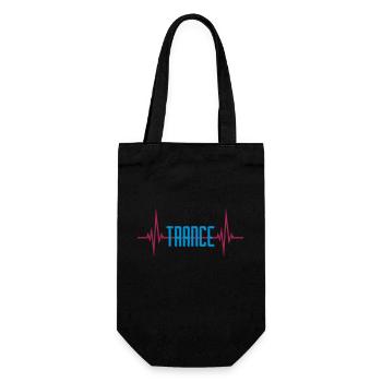 Pulse Trance Heartbeat Logo - Sac à bouteille - noir - Devant