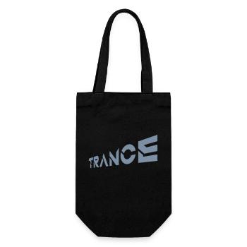 Musique de lettrage Techno Trance - Sac à bouteille - noir - Devant