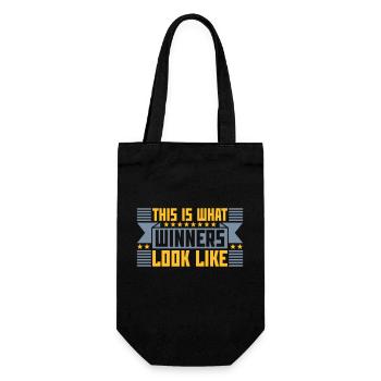 What Winners Look Like - Gift Bag for Bottles - black - Front