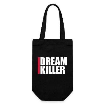 dream killer pessimists quote - Gift Bag for Bottles - black - Front