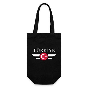 Wings Flag Turquie Türkiye - Sac à bouteille - noir - Devant