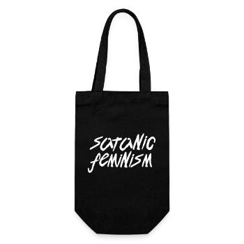 Satanic feminism - Gift Bag for Bottles - black - Front