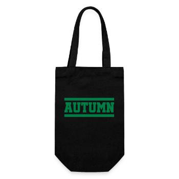 Autumn - Gift Bag for Bottles - black - Front