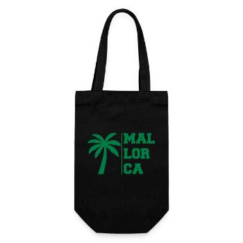 mallorca - Geschenkbeutel für Flaschen - Schwarz - Vorne