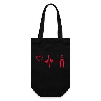 Pince Pulse Heart Love - Sac à bouteille - noir - Devant