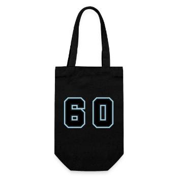 60 Symbole numérique - Sac à bouteille - noir - Devant