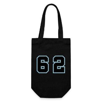 62 Symbole numérique - Sac à bouteille - noir - Devant