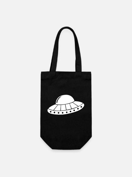 UFO - Gift Bag for Bottles - black