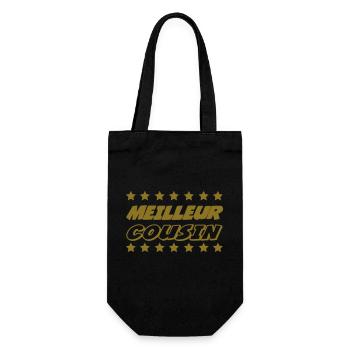 MEILLEUR COUSIN - Sac à bouteille - noir - Devant