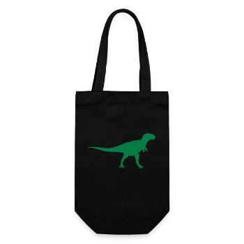 Abelisaurus dinosaure - Sac à bouteille - noir - Devant