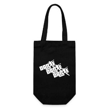 Dance Text Dancing Man Silhouette Party Music - Gift Bag for Bottles - black - Front