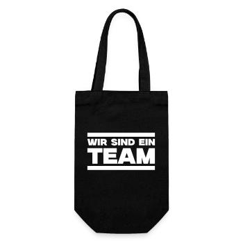 Nous sommes une équipe - Sac à bouteille - noir - Devant