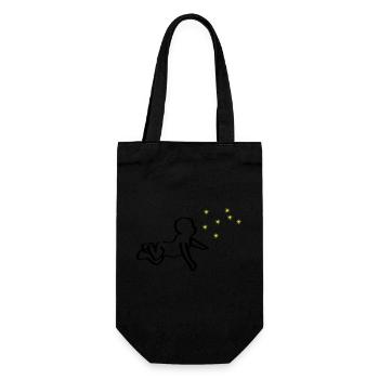 Renaissance Baby Black Phoenix Yellow - Gift Bag for Bottles - black - Front