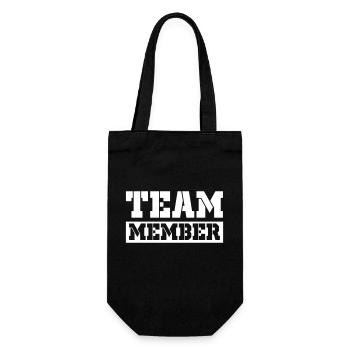Team Mitglied - Geschenkbeutel für Flaschen - Schwarz - Vorne