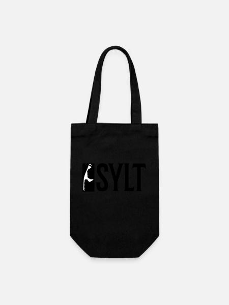 Sylt Urlaub - Geschenkbeutel für Flaschen - Schwarz