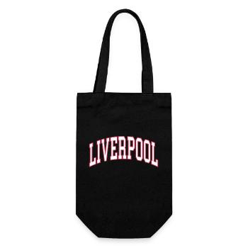 Liverpool - Geschenkbeutel für Flaschen - Schwarz - Vorne