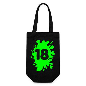 blob 18 - Gift Bag for Bottles - black - Front