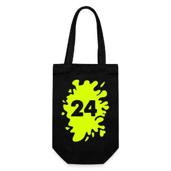blob 24 - Gift Bag for Bottles - black - Front