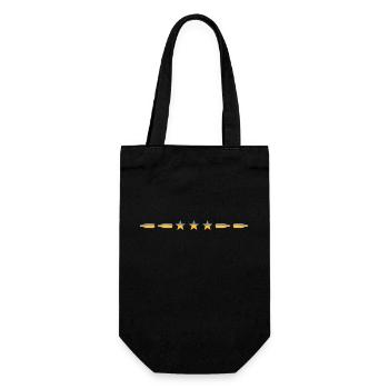 Dividing line star beer bottles - Gift Bag for Bottles - black - Front