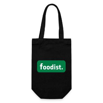 Foodist. - Gift Bag for Bottles - black - Front