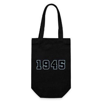 1945 Year Birthday - Gift Bag for Bottles - black - Front