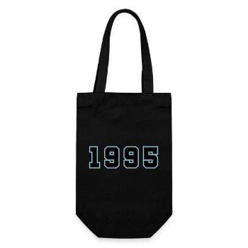 1995 Year Birthday - Gift Bag for Bottles - black - Front