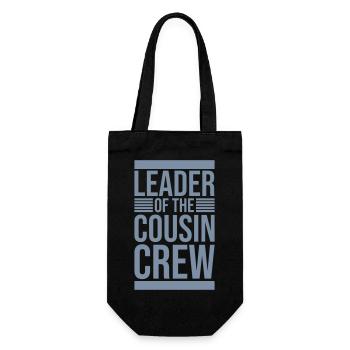 Leader Cousin Crew Team - Gift Bag for Bottles - black - Front