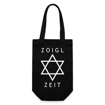 Zoigl zeit - Geschenkbeutel für Flaschen - Schwarz - Vorne