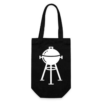 grill - Gift Bag for Bottles - black - Front