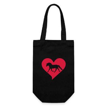 NorwegianHeart6 - Sac à bouteille - noir - Devant