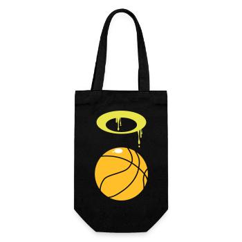 Basketball 5 0 10 - Geschenkbeutel für Flaschen - Schwarz - Vorne