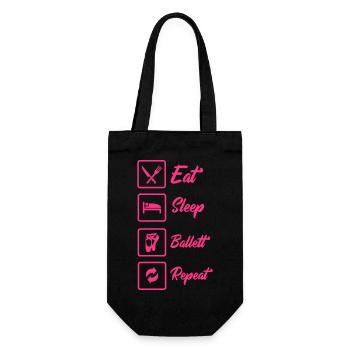 Eat Sleep Ballet Repeat - Gift Bag for Bottles - black - Front