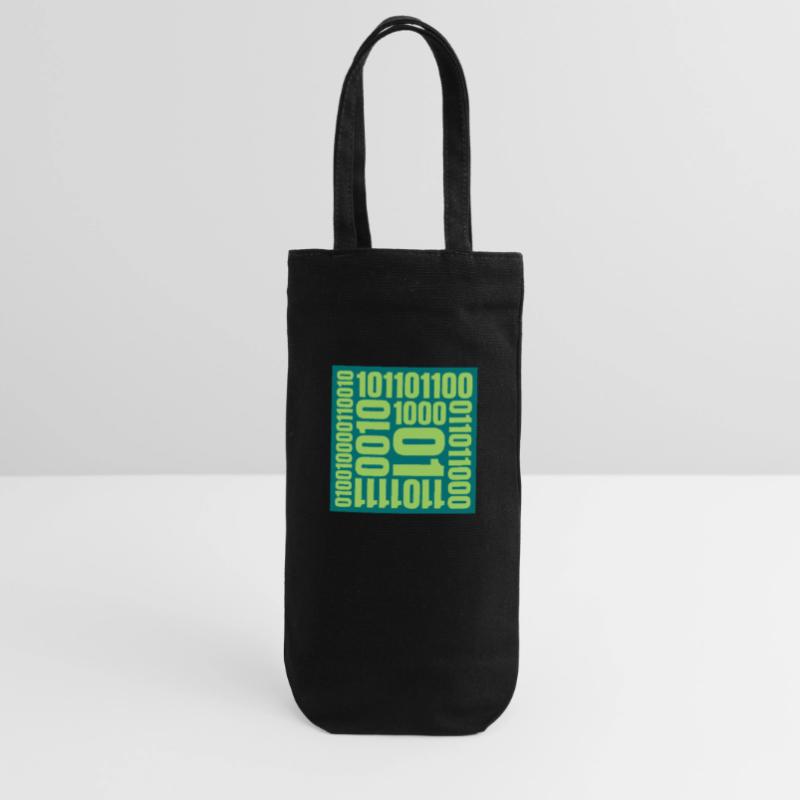 Langage de programme de code binaire Sac à bouteille