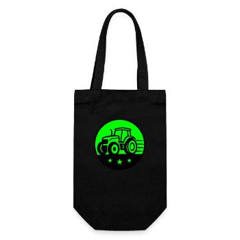 Agriculteur tracteur - Sac à bouteille - noir - Devant