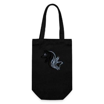 Good Bad Wolf - Gift Bag for Bottles - black - Front