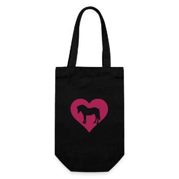 NorwegianHeart5 - Sac à bouteille - noir - Devant