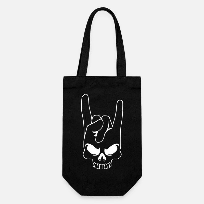 Death metal - Gift Bag for Bottles - black