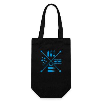 plonger - Sac à bouteille - noir - Devant
