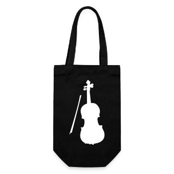 Violin Violin - Gift Bag for Bottles - black - Front