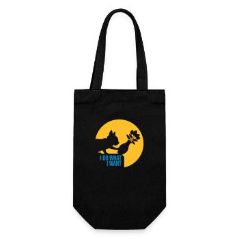 Do what I want - Gift Bag for Bottles - black - Front
