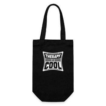 la thérapie est cool Citation - Sac à bouteille - noir - Devant