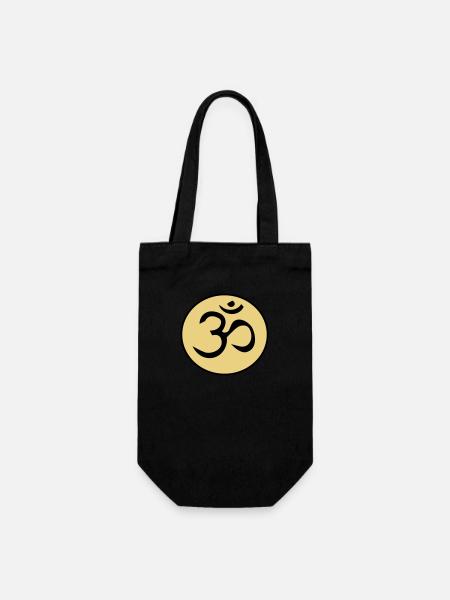 Om - Gift Bag for Bottles - black