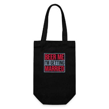 Beer Me Me marier - Sac à bouteille - noir - Devant